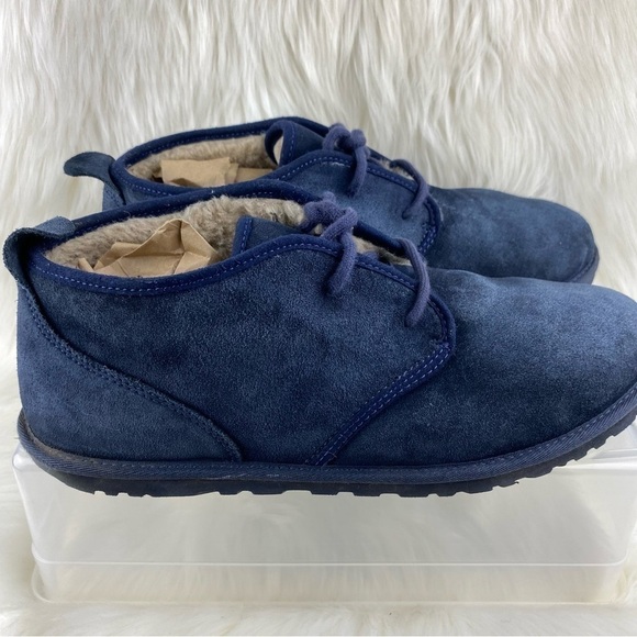 UGG NEUMEL CHUNKY WINTER BOOTS COLOR NAVY SIZE 9 - Picture 2 of 9